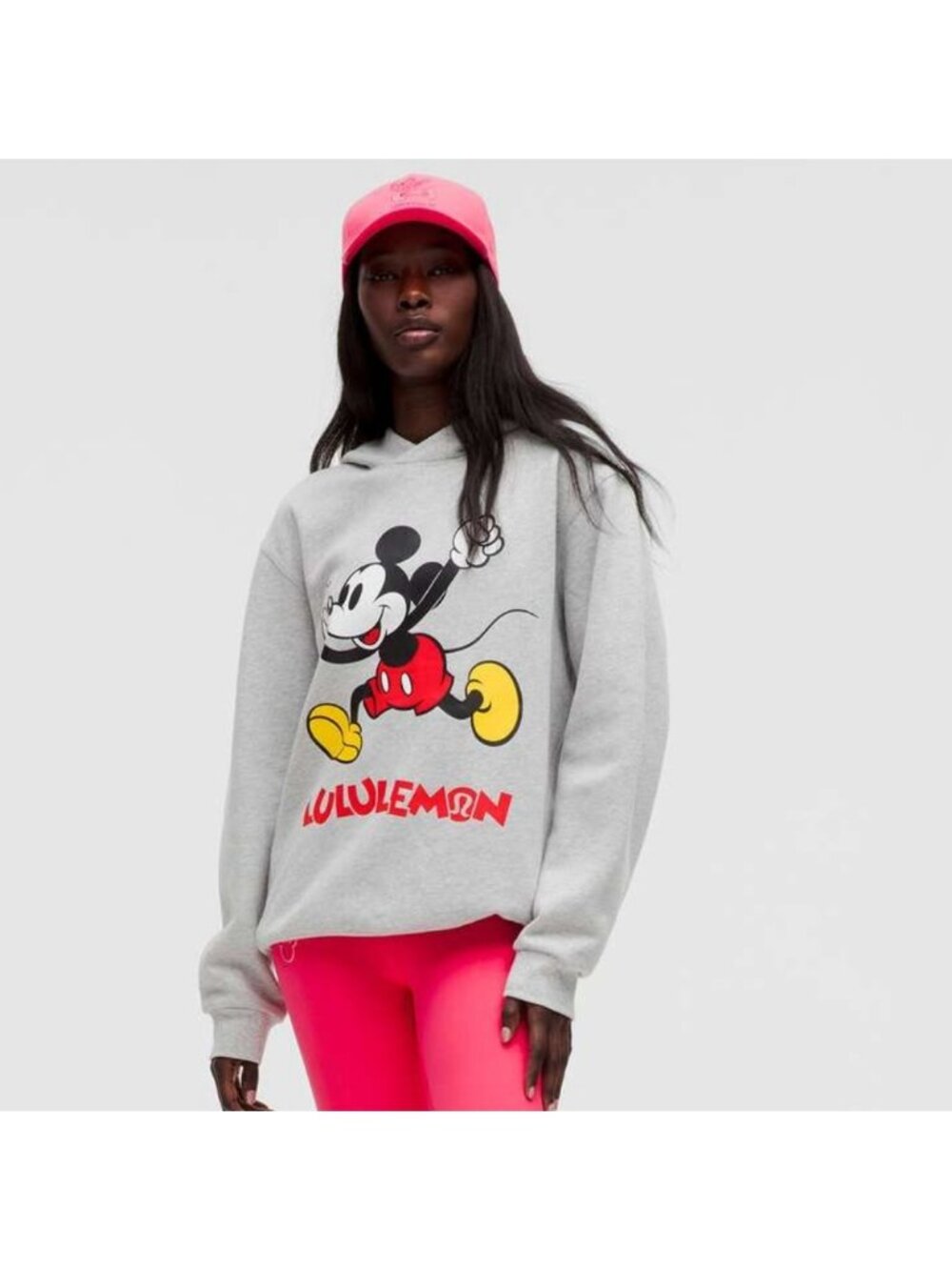 Disney x Lululemon *Steady State Pullover Hoodie Heathered Silver Drop
